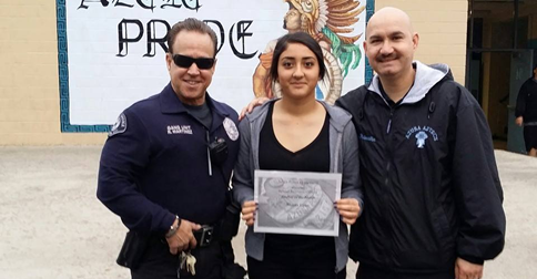 January 2015 SRO Student of The Month - Melissa Lopez