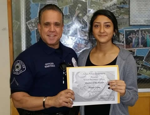 Azusa High School Student Of The Month