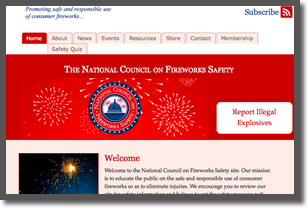 Fireworks Safety Website Icon